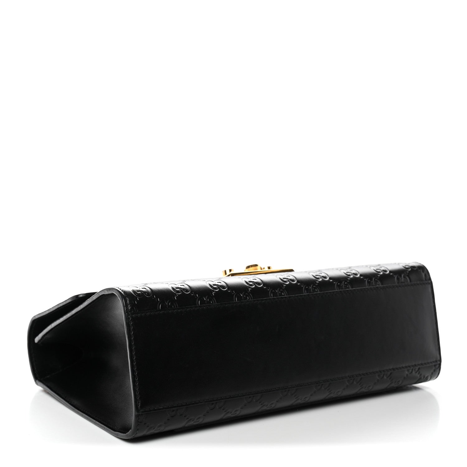 Gucci Guccissima Medium Padlock Shoulder Bag Black 4 of 14