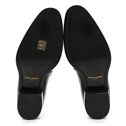 Saint Laurent Calfskin Wyatt 30 Jodhpur Boots 42 Black 5 of 15