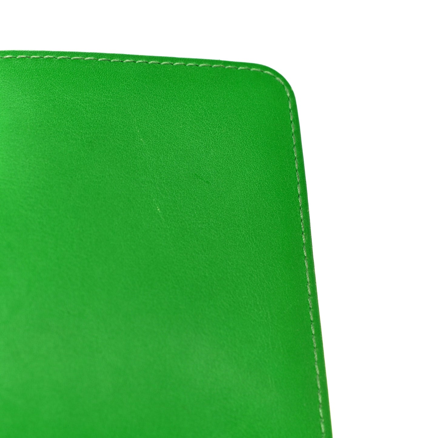 Patent Quilted Small Boy Flap Green