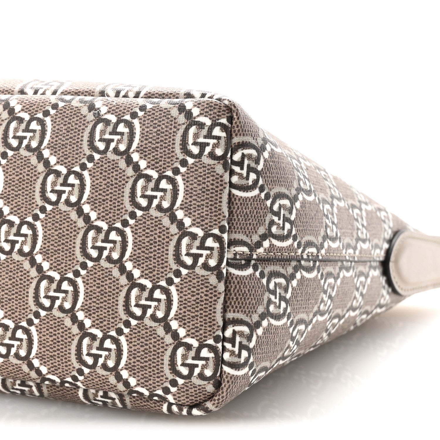 Gucci GG Shadow Monogram Super Mini Ophidia Shoulder Bag Taupe 9 of 9