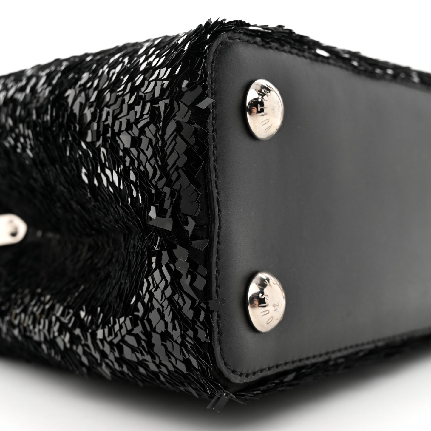 Calfskin Sequin Capucines BB Night Fever