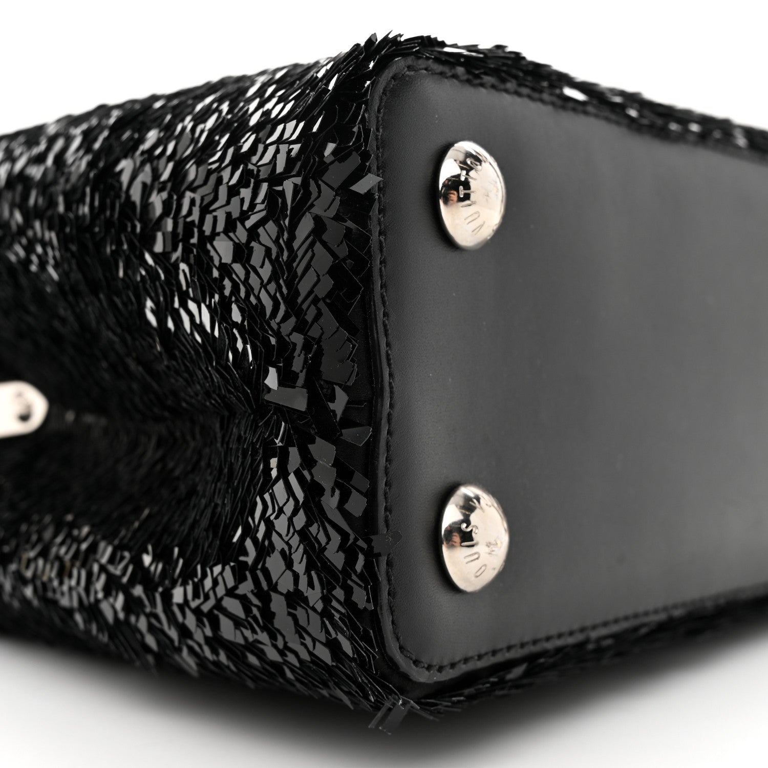 Louis Vuitton Calfskin Sequin Capucines BB Night Fever 8 of 15