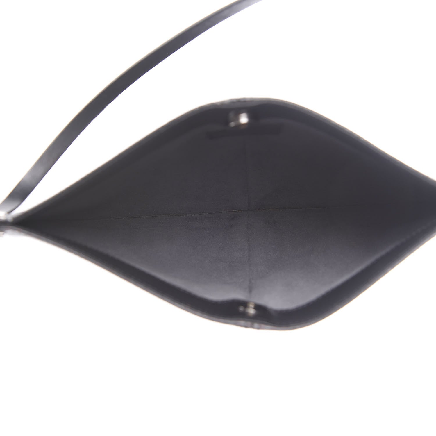 Louis Vuitton Epi Demi Lune Pochette Black 4 of 9