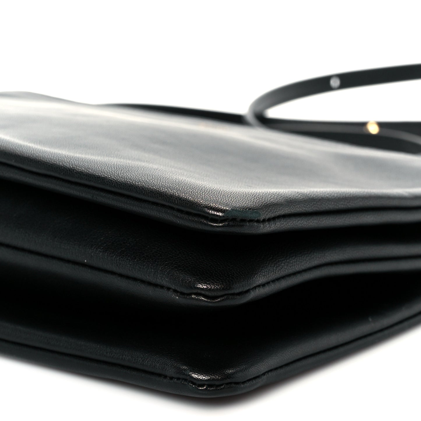 Lambskin Large Trio Crossbody Bag Black