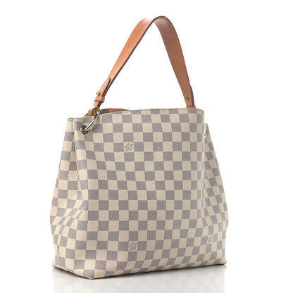 Louis Vuitton Damier Azur Graceful PM Beige 2 of 9