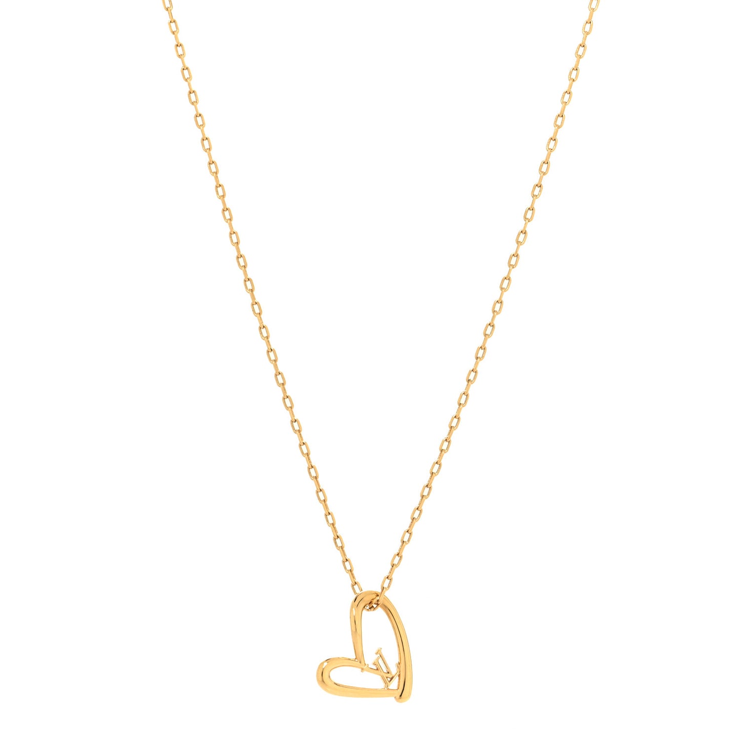 Metal Fall In Love Necklace