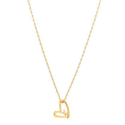Louis Vuitton Metal Fall In Love Necklace 1 of 6