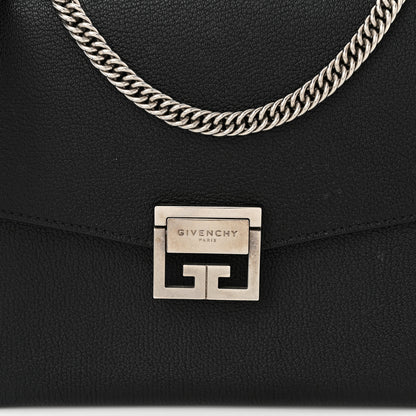 Givenchy Sugar Goatskin Medium GV3 Shoulder Bag Black 7 of 9