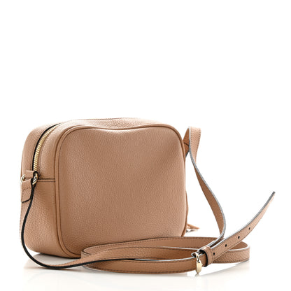 Gucci Pebbled Calfskin Small Soho Disco Bag Camelia 3 of 13