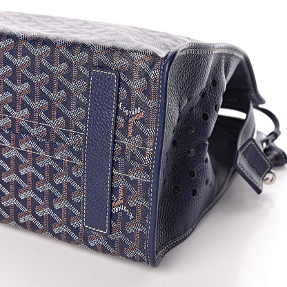 Goyard Goyardine Sac Hardy Pet Carrier PM Navy 10 of 11
