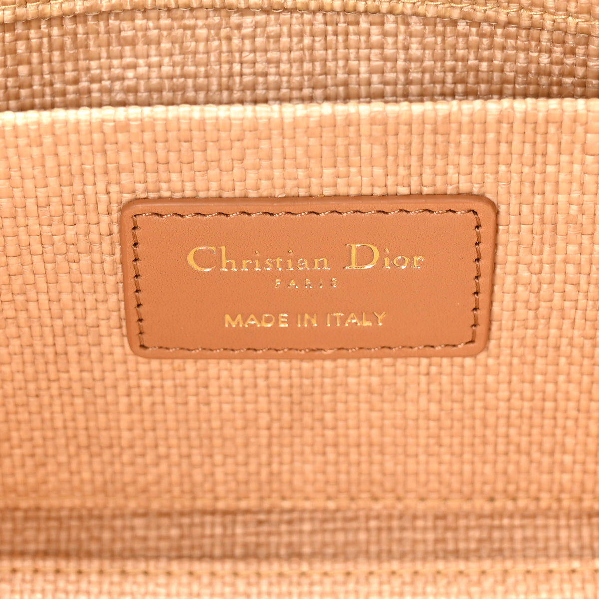 Raffia Macro Cannage Lady D-Joy Natural