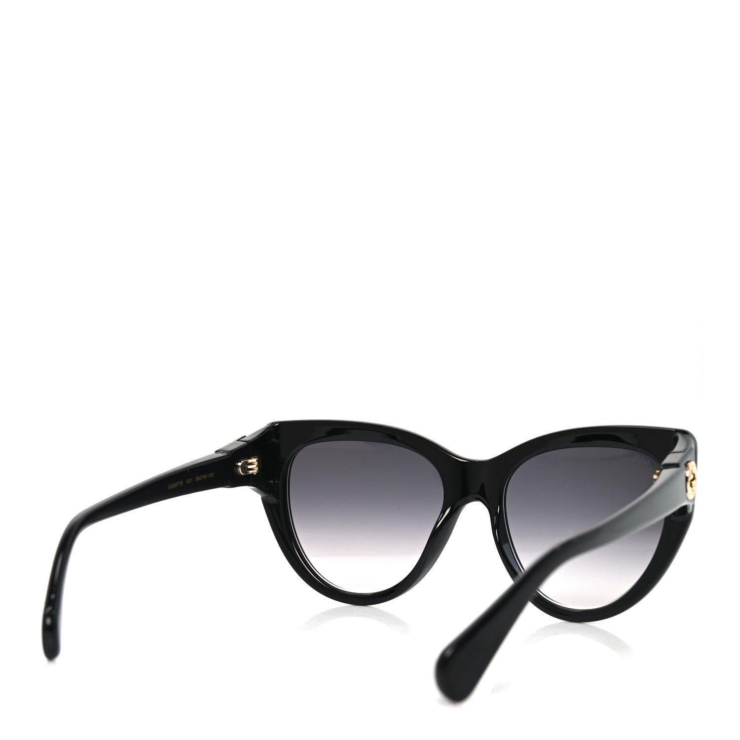 Gucci Acetate Cat Eye Sunglasses GG0877S Black 4 of 7