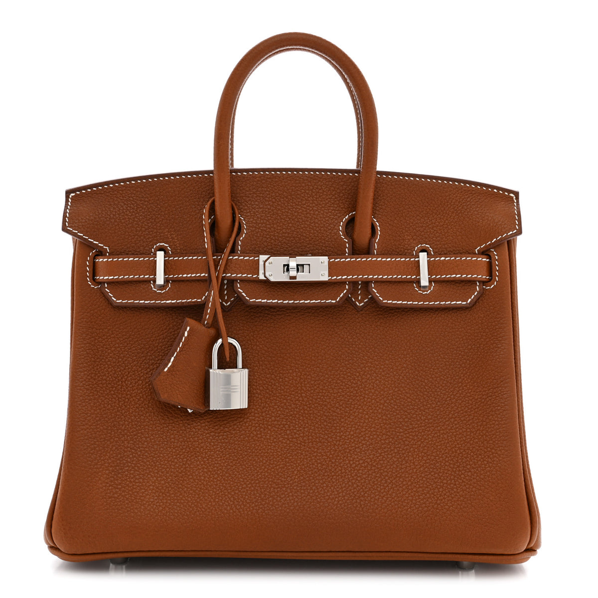Hermes Natural Barenia Faubourg Birkin 25 Fauve 1 of 12