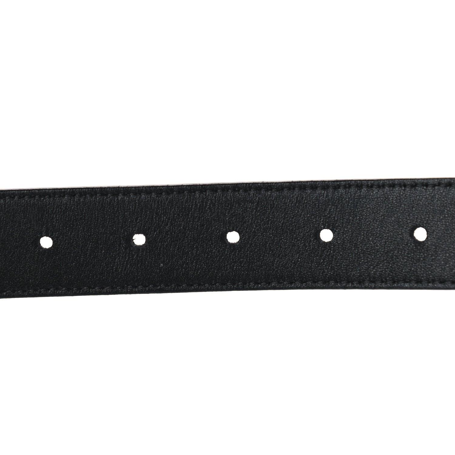 Fendi Vitello Monster Eyes Buckle Belt Black 4 of 6