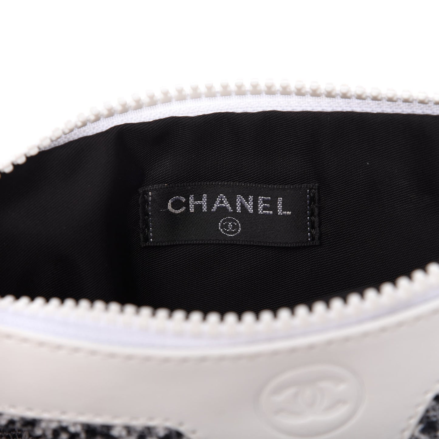 Terry Pouch White Black