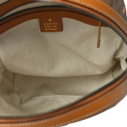 Gucci X DISNEY Mini Vintage GG Supreme Monogram Mickey Mouse Small Dome Backpack Beige Vintage Sun Oil 5 of 11