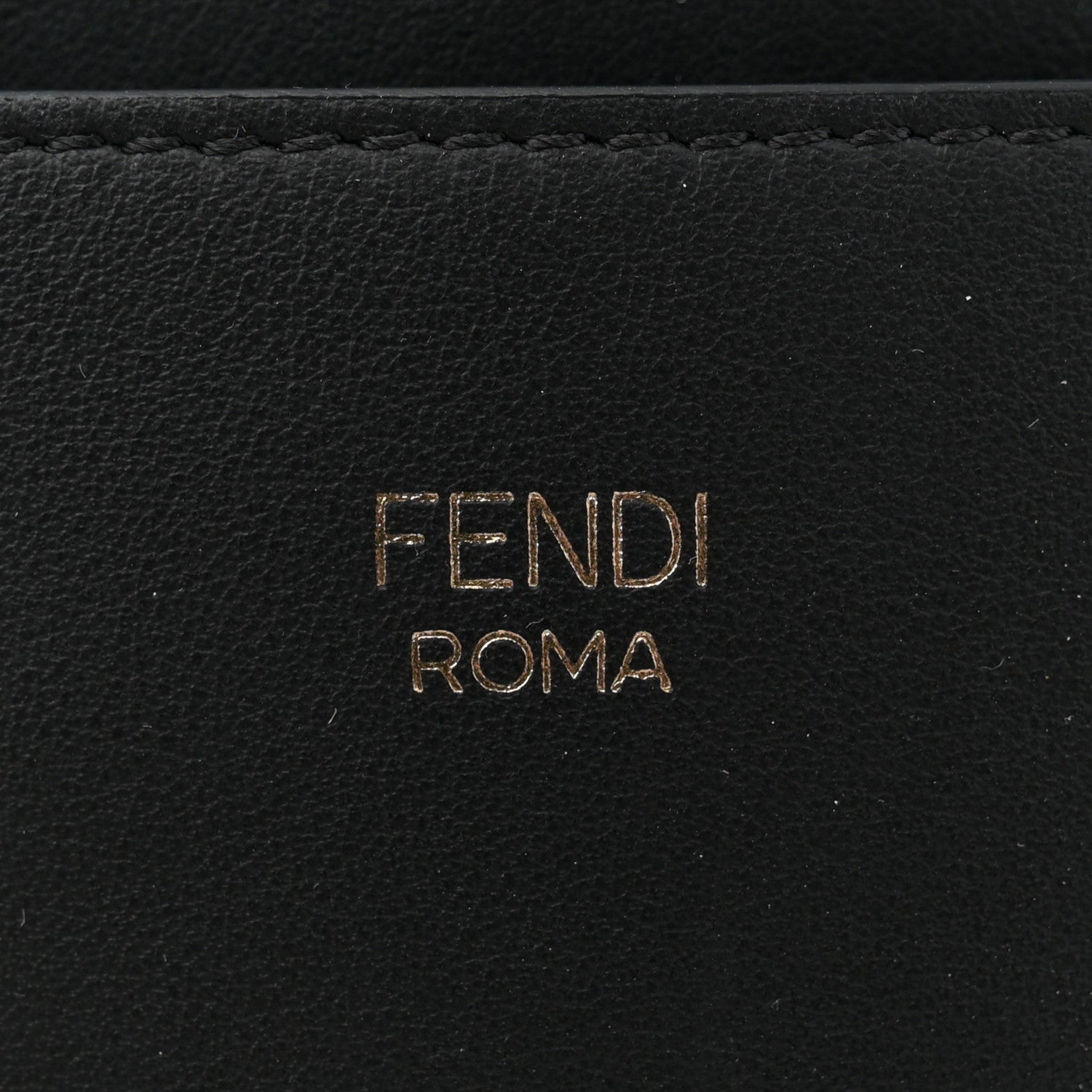 Fendi Vitello Grace Matte 3 Pocket Belt Pouch Black 6 of 10