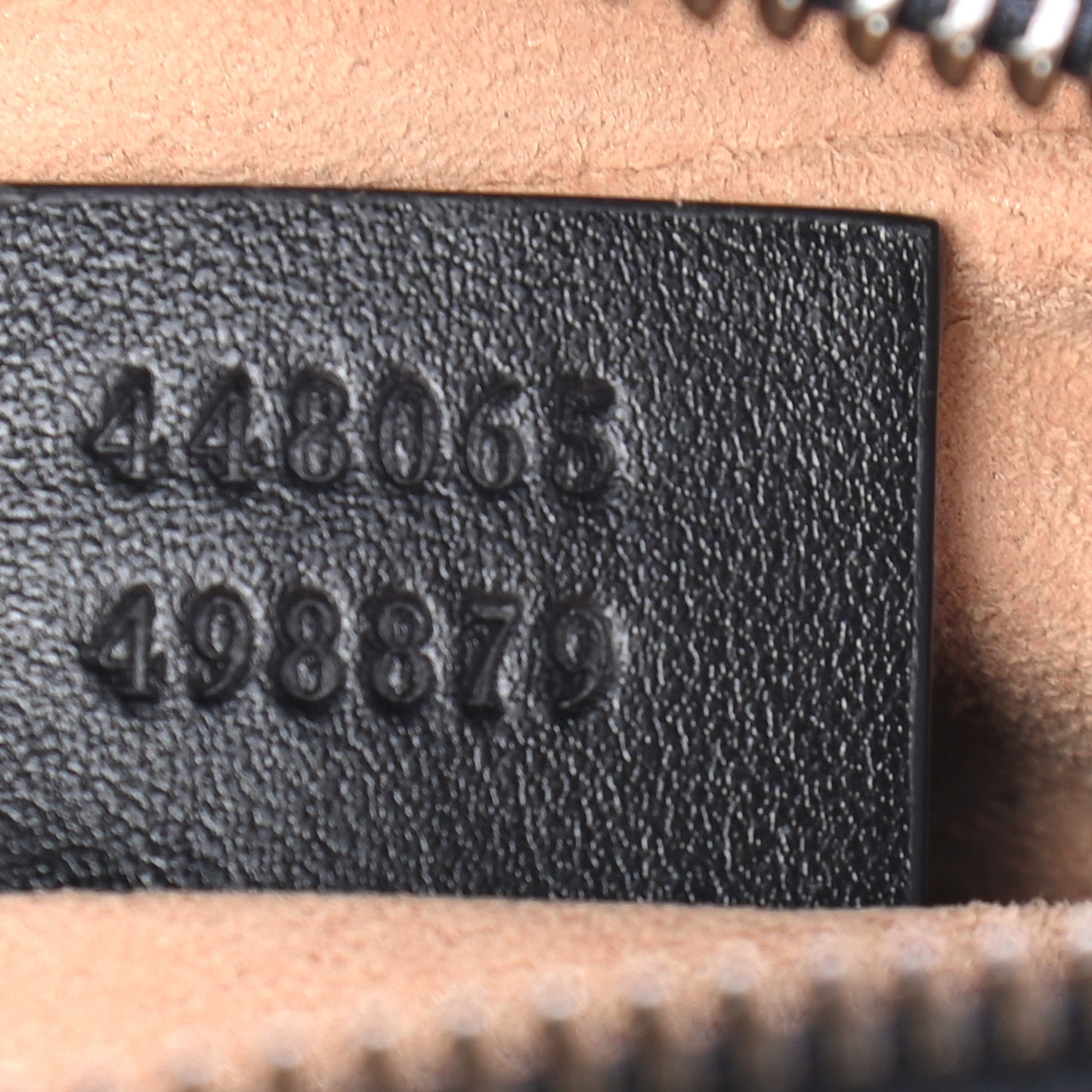 Calfskin Matelasse Mini GG Marmont Chain Shoulder Bag Black