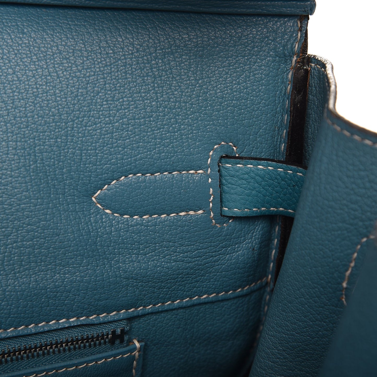 Togo Birkin 35 Blue Jean