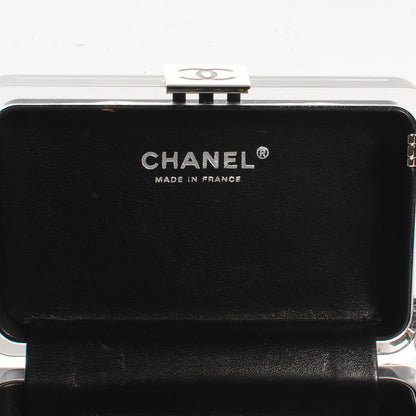 Chanel Lucite Wristlet Black Transparent 7 of 8