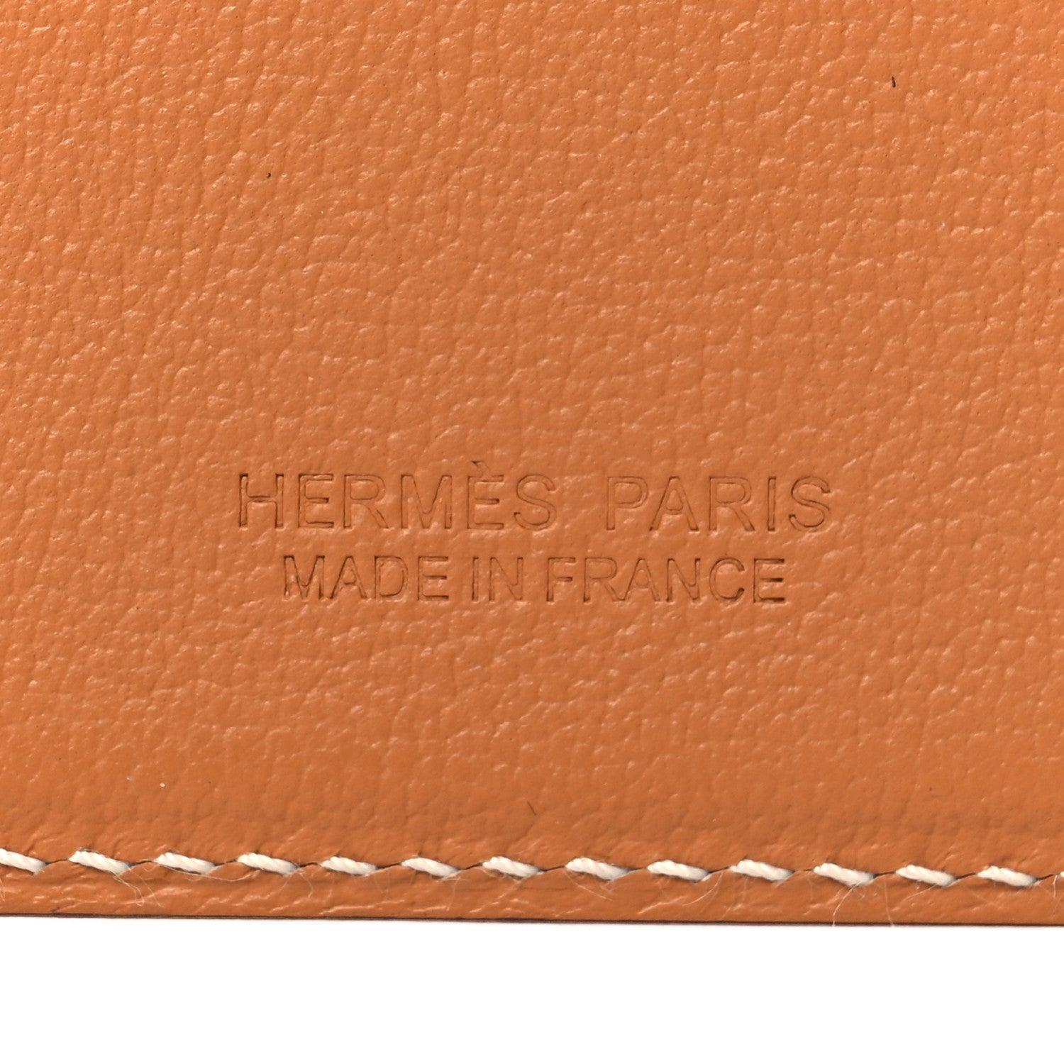 Hermes Swift Stitched Elephant MagSafe Card Holder Gold 5 of 7