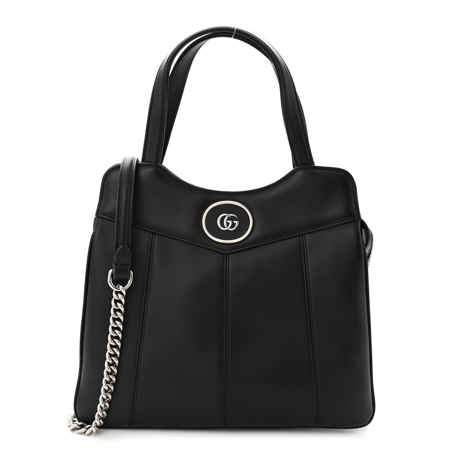 Calfskin Petite GG Small Tote Bag Black