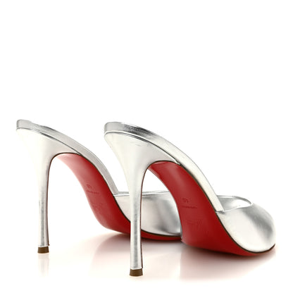 Christian Louboutin Metallic Nappa Me Dolly 120 Sandals 40 Silver 5 of 8