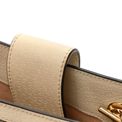 Gucci GG Supreme Monogram Flora Textured Calfskin Small Padlock Tote Beige Ebony Multicolor Mystic White 15 of 21