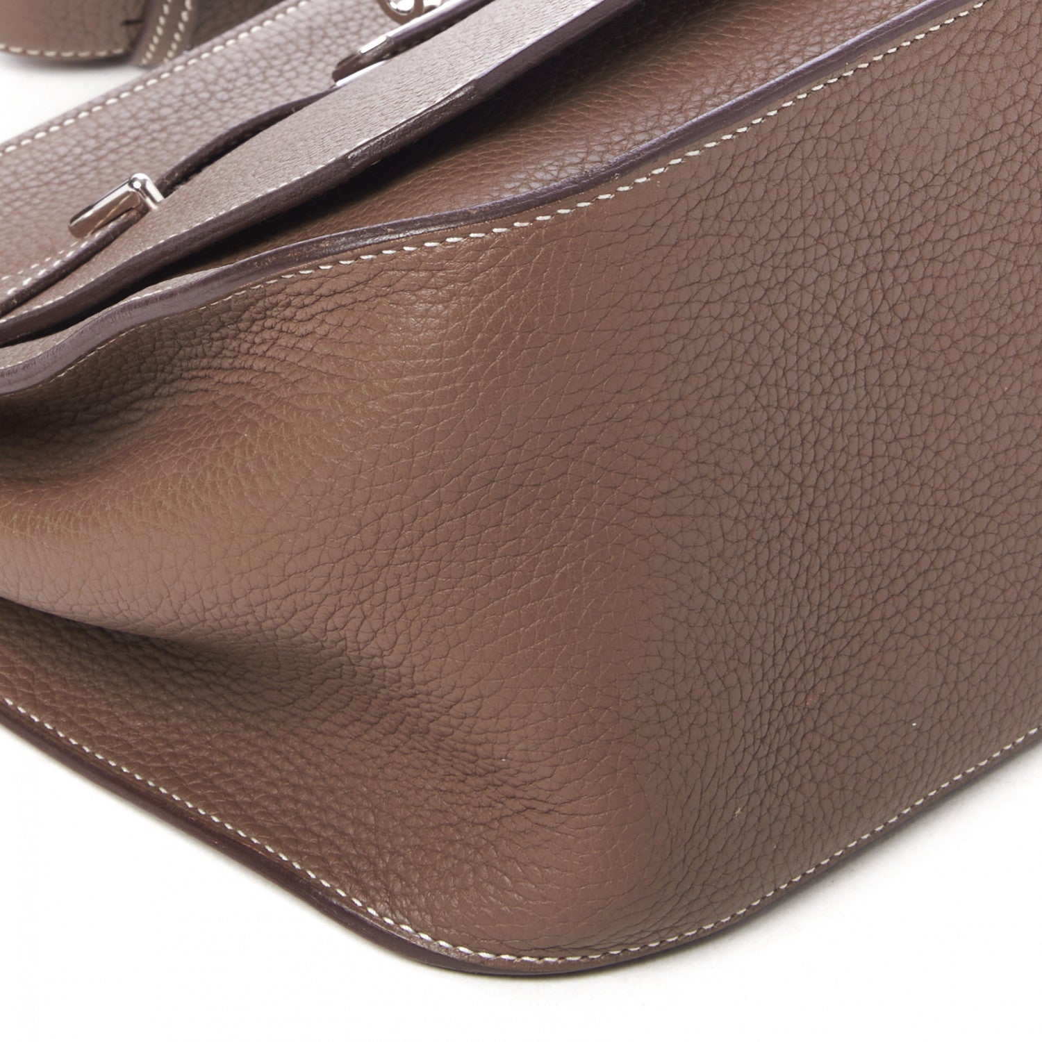 Hermes Taurillon Clemence Jypsiere 28 Etoupe 5 of 10