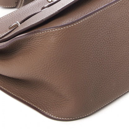 Hermes Taurillon Clemence Jypsiere 28 Etoupe 5 of 10