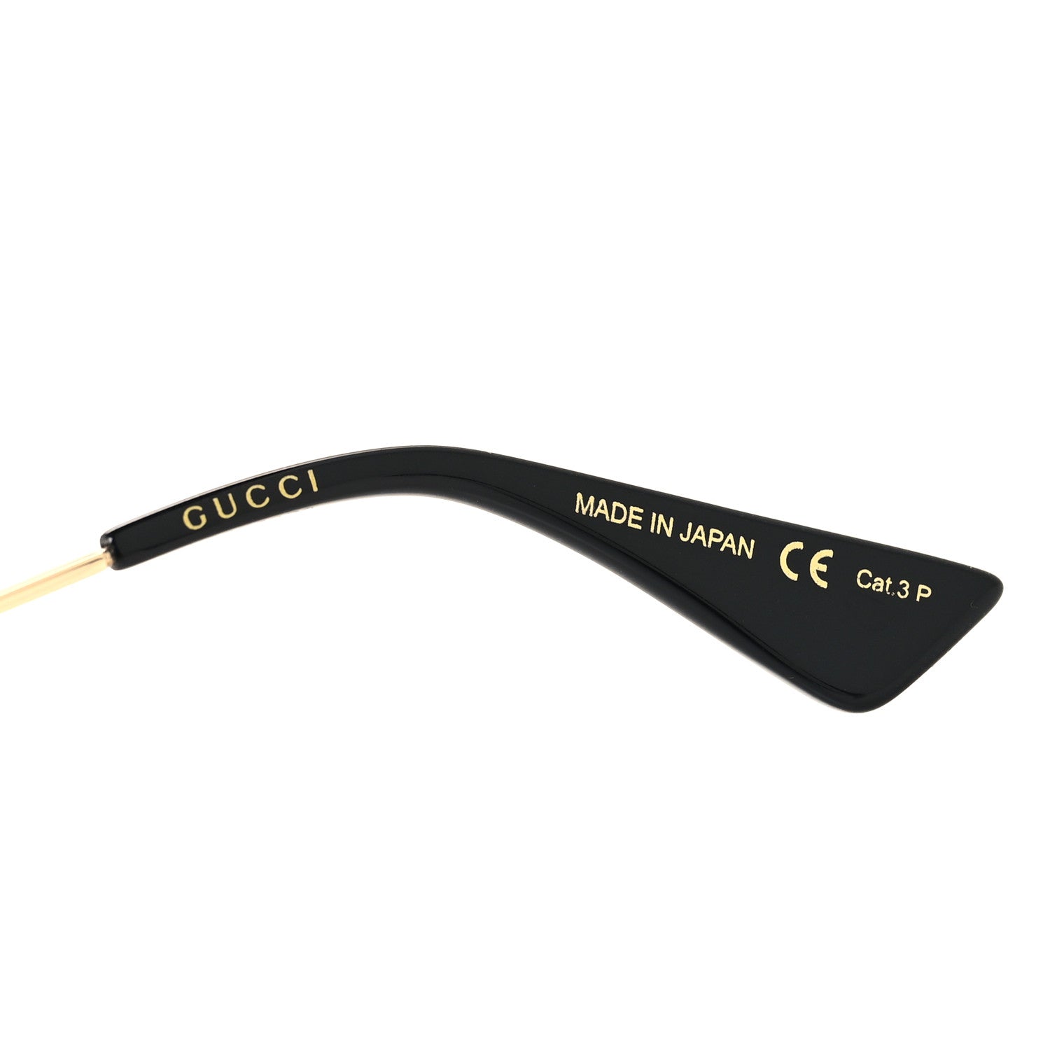 Gucci Metal Aviator Sunglasses GG0062S Black 5 of 8