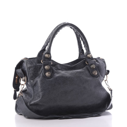 Balenciaga Agneau Giant 21 Rose Gold Hardware City Dark Night 3 of 11