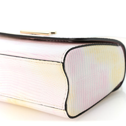 Louis Vuitton Iridescent Lizard Mini Twist Shoulder Bag Pastel Mirage 9 of 10