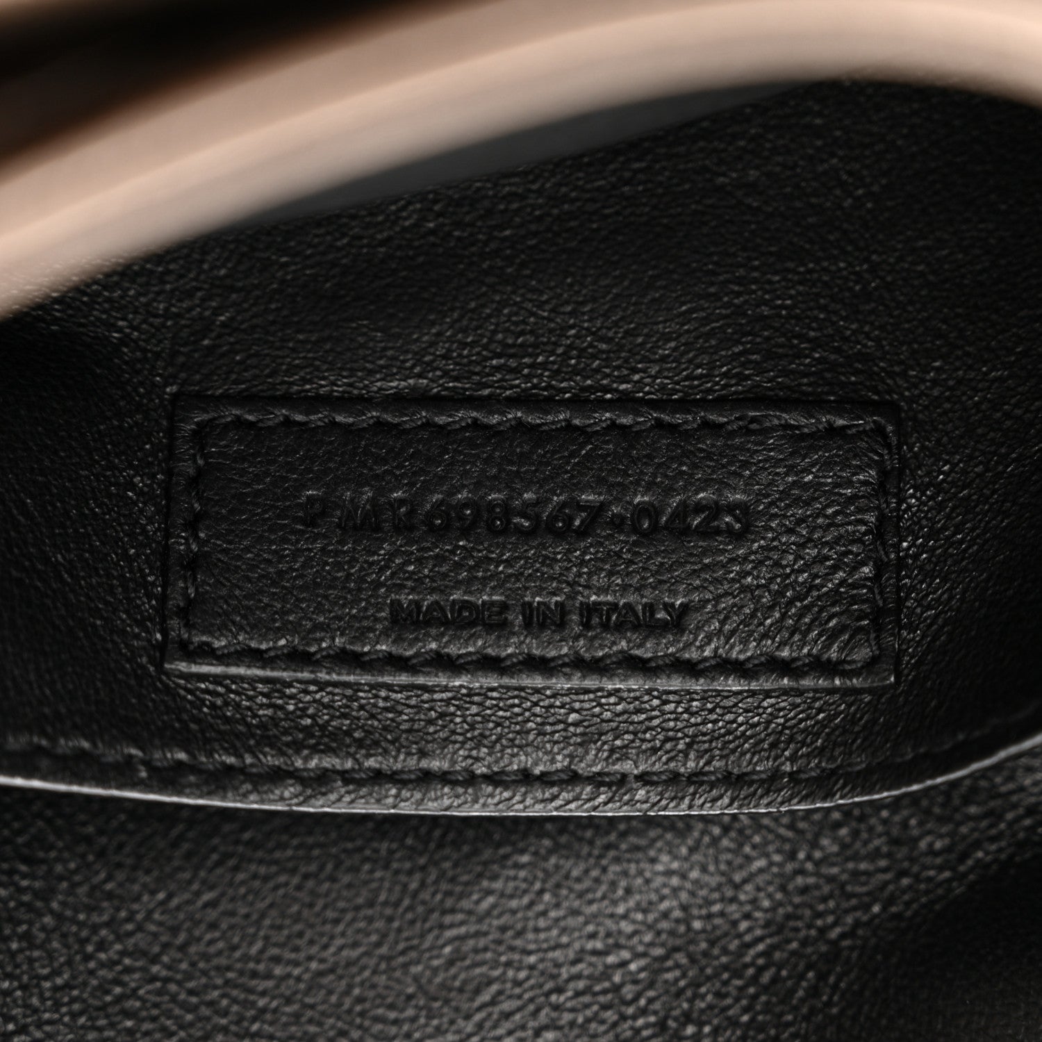 Saint Laurent Lambskin Quilted Le 57 Diamond Shoulder Bag Piombo 7 of 12