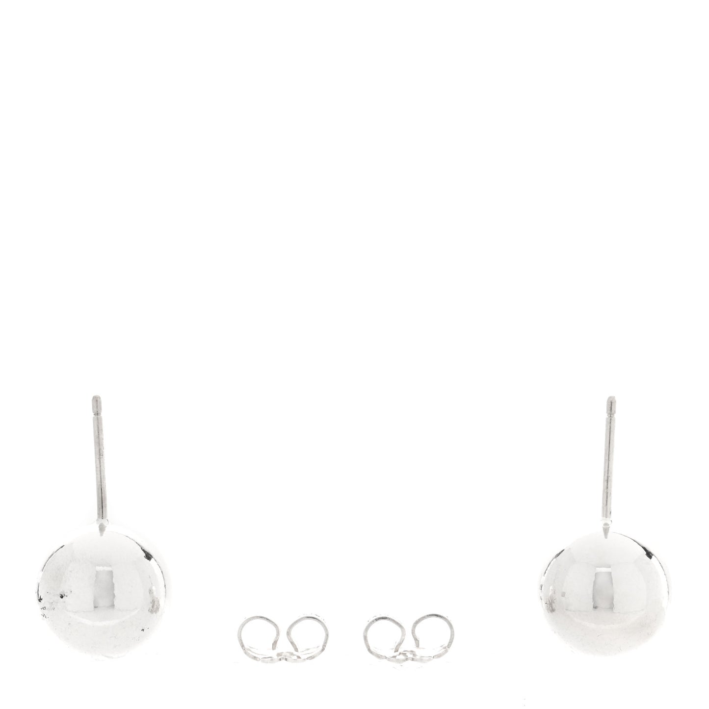 Sterling Silver 10mm HardWear Ball Earrings