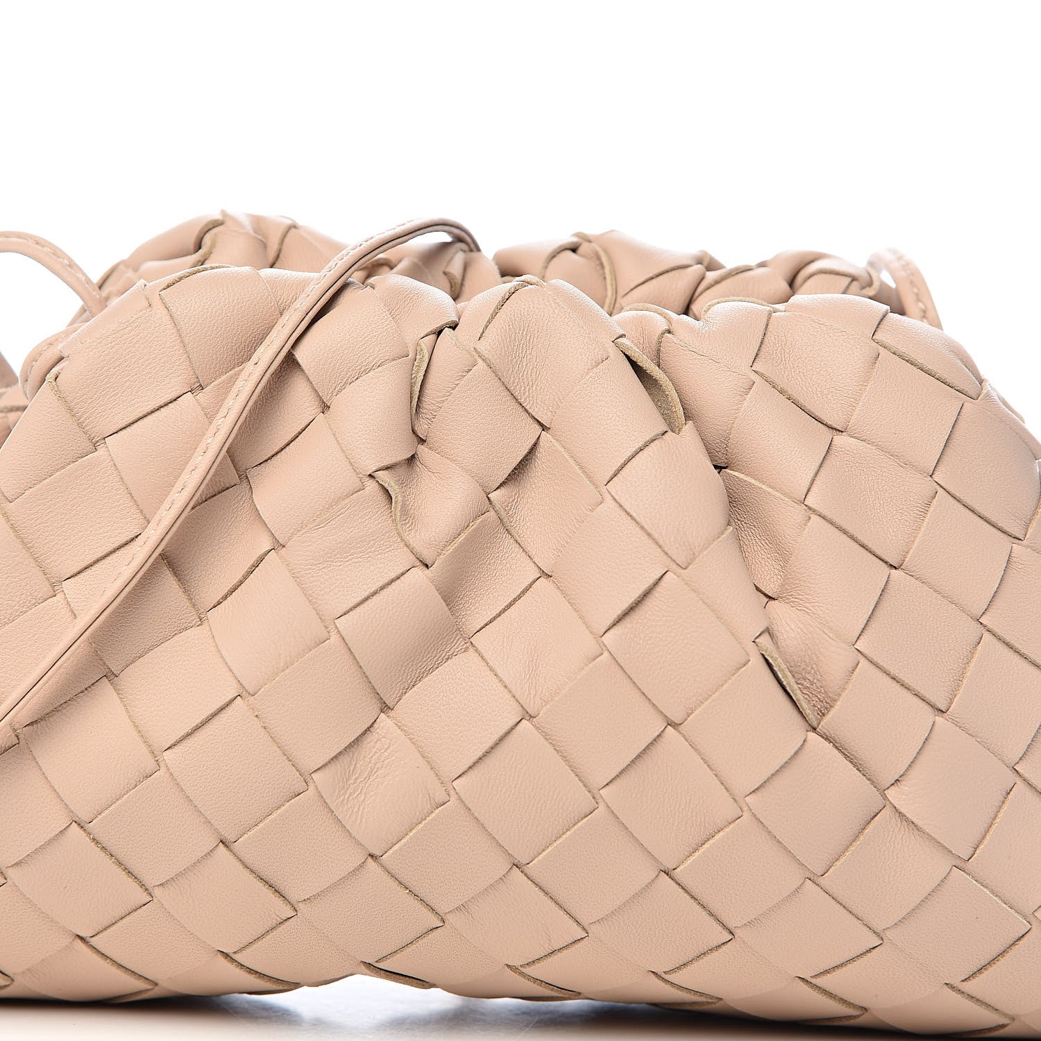Bottega Veneta Nappa Intrecciato The Mini Pouch Almond 9 of 9