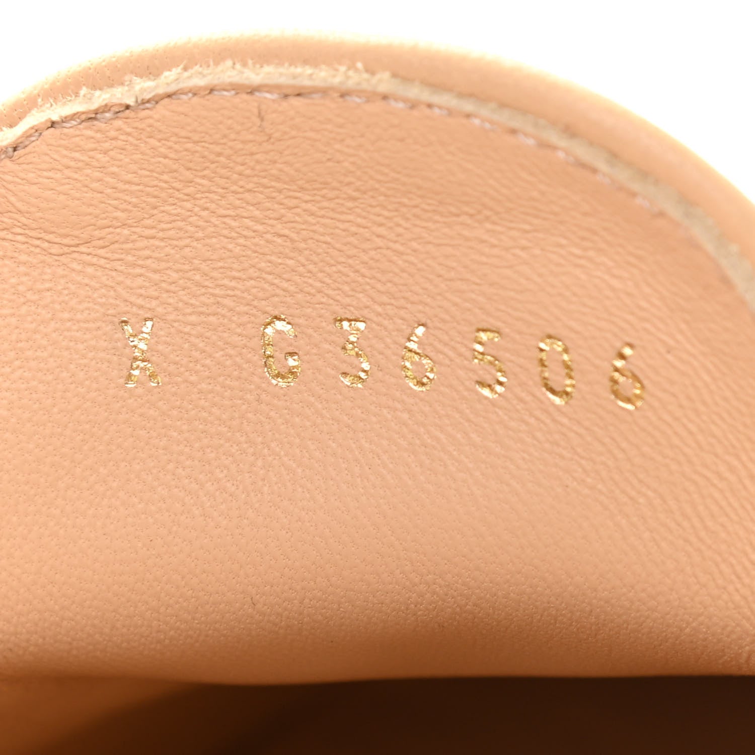 Chanel Lambskin Quilted Womens CC Loafers 36.5 Beige 8 of 8