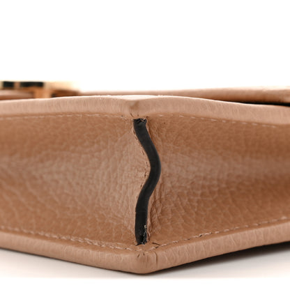 Gucci Dollar Calfskin Interlocking G Chain Wallet Camelia 10 of 10
