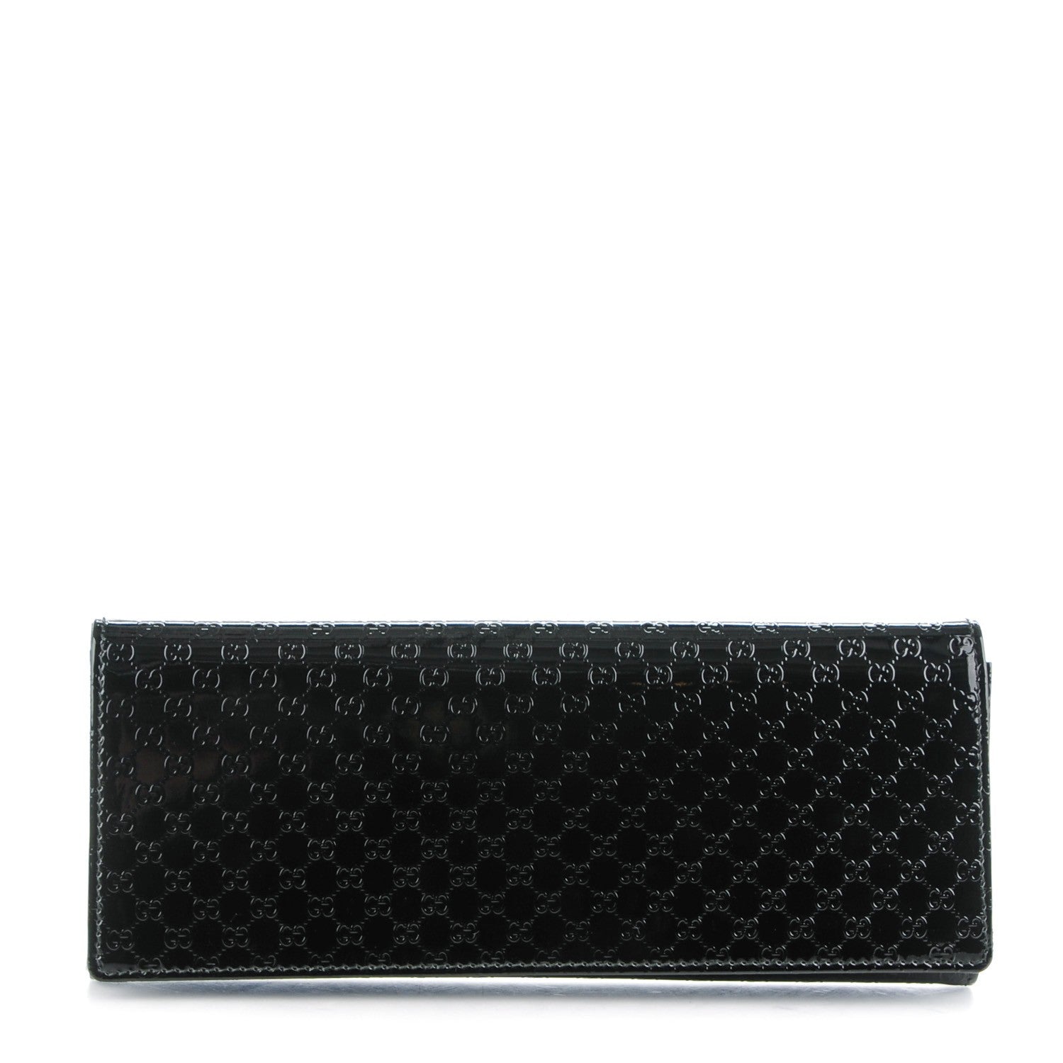 Gucci Patent Microguccissima Small Broadway Clutch Black 1 of 7