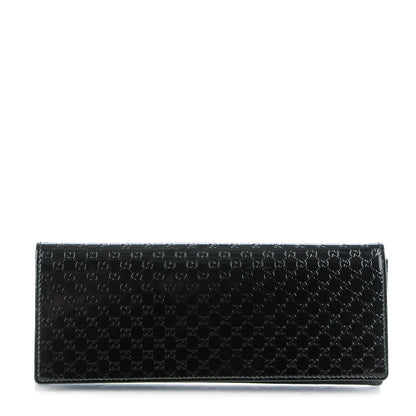 Gucci Patent Microguccissima Small Broadway Clutch Black 1 of 7