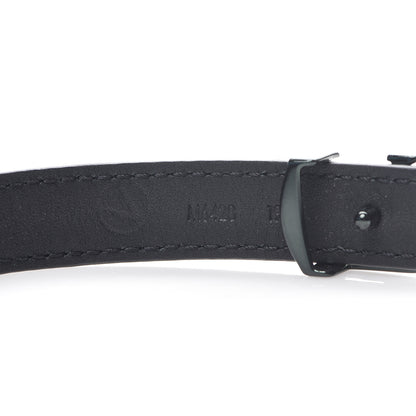 Louis Vuitton Monogram Eclipse 14mm LV Initiales Reversible Bracelet 19 4 of 4