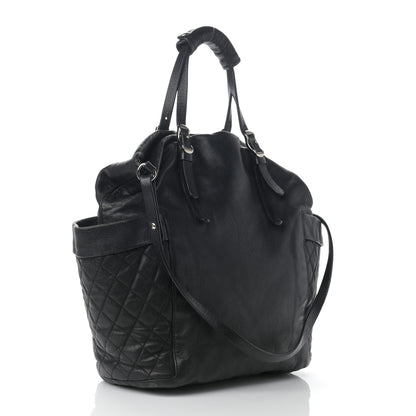 Jimmy Choo Lambskin Chain Embellished Blare Tote Black 2 of 10