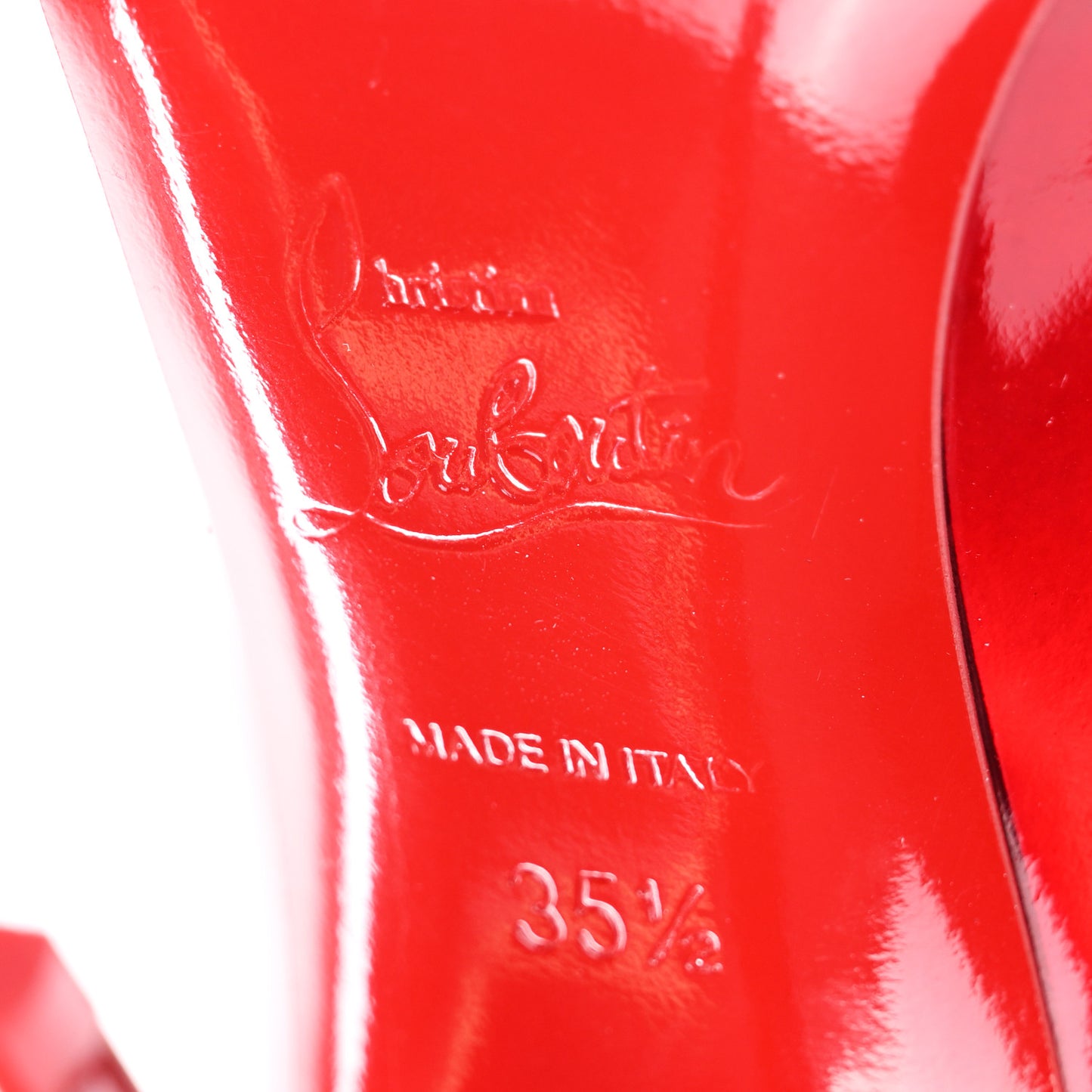 Metallic Patent Psychic So Kate 120 Pumps 35.5 Loubi