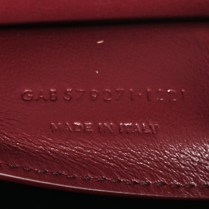 Saint Laurent Smooth Calfskin Manhattan Shoulder Bag Rouge 7 of 10