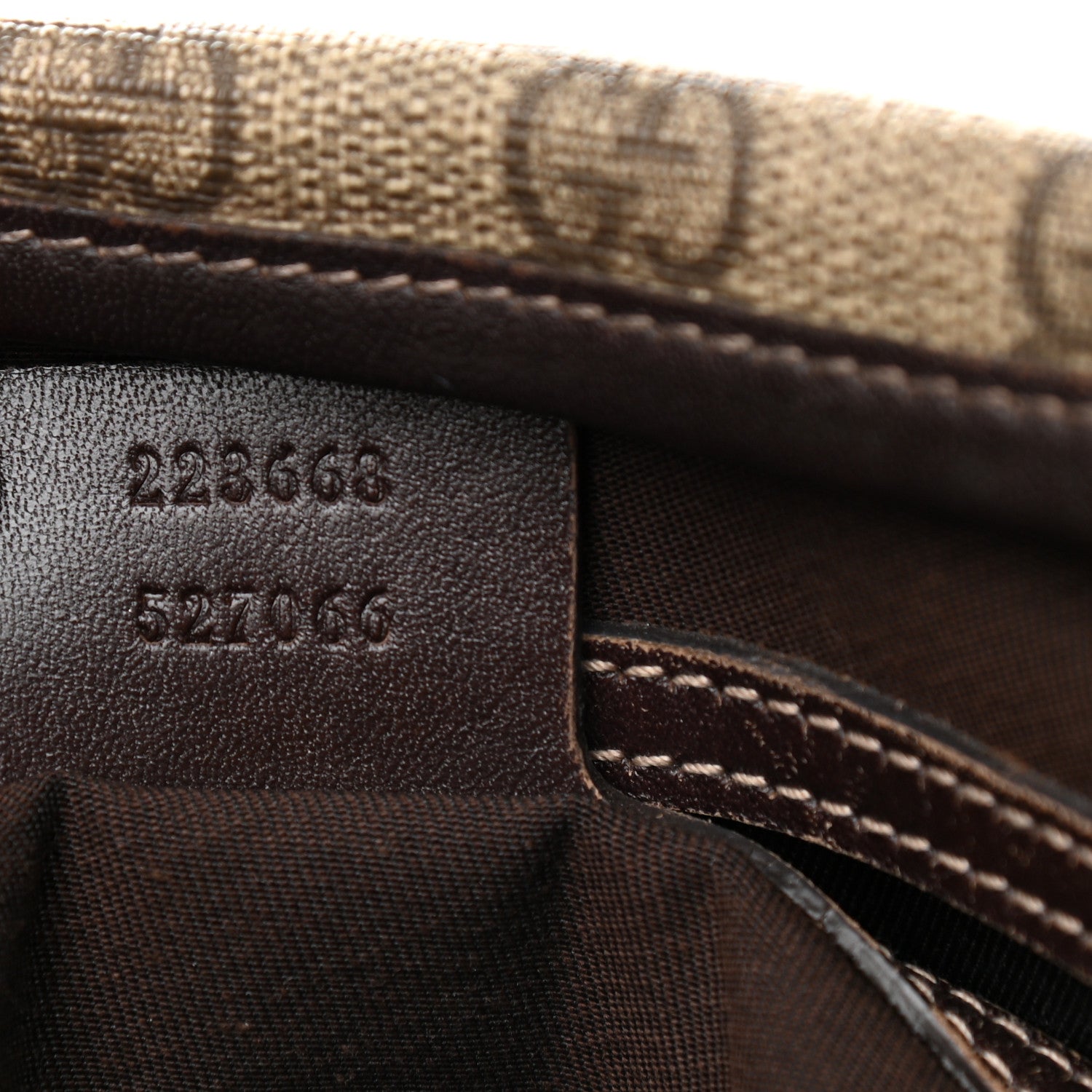 Gucci GG Plus Monogram Joy Vertical Tote Dark Brown 8 of 18