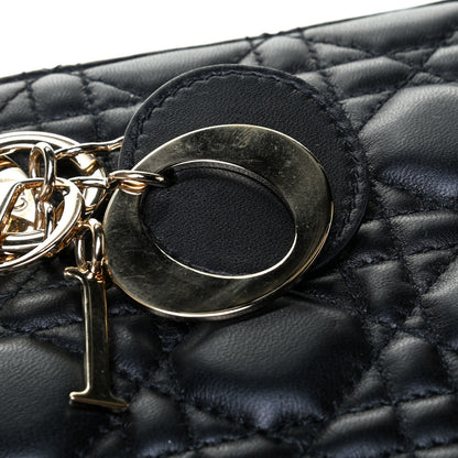 Christian Dior Lambskin Cannage Mini Lady Dior Black 5 of 5
