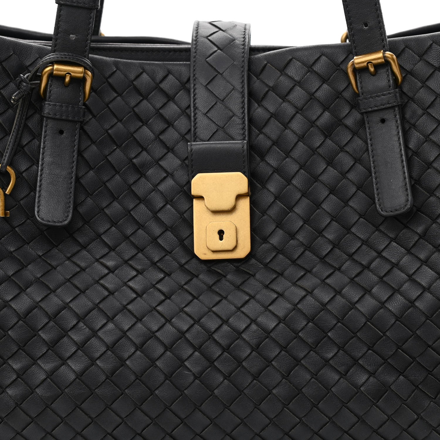Bottega Veneta Nappa Intrecciato Medium Roma Tote Black 8 of 11