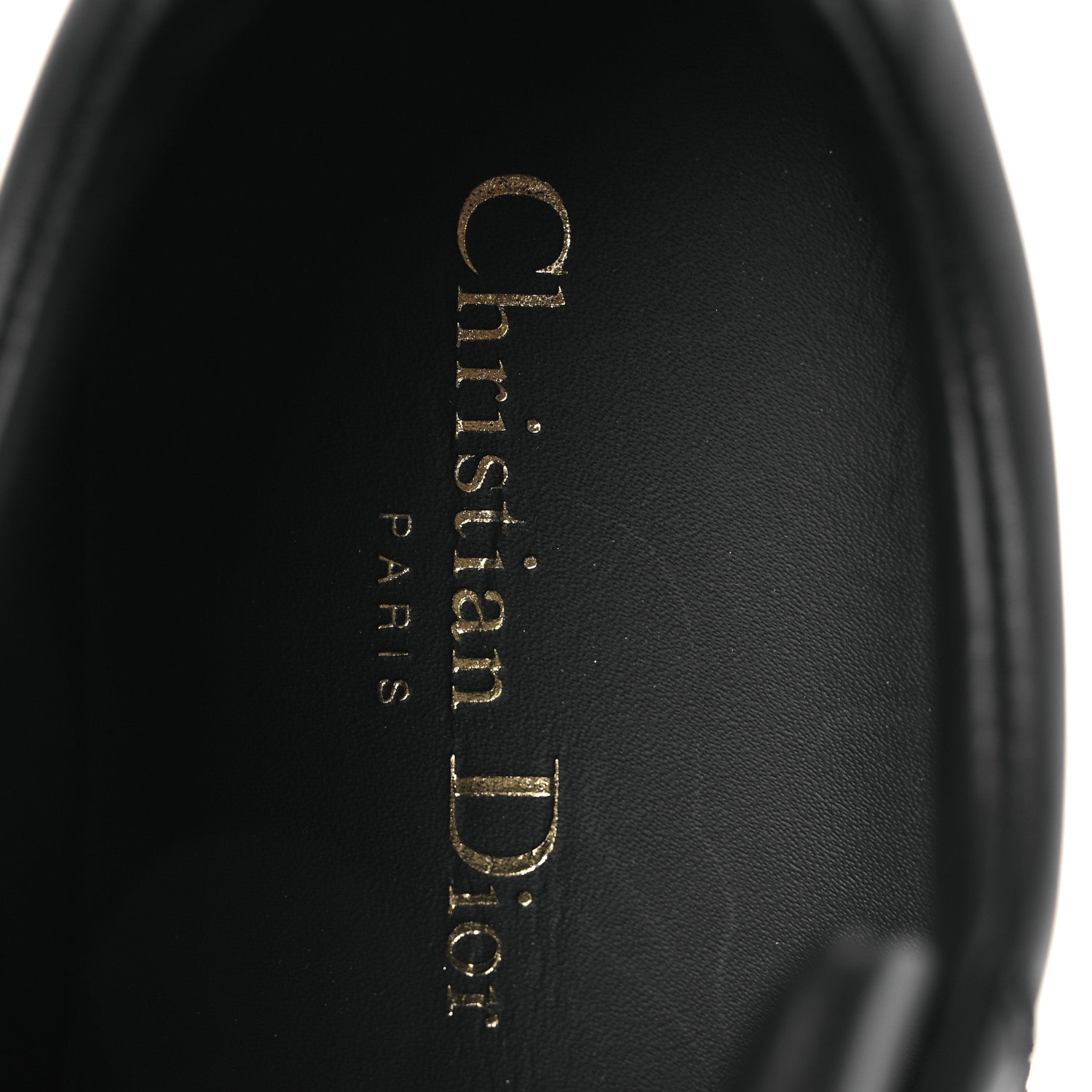 Christian Dior Calfskin Suede Logo Sneakers 36.5 Black 1895692