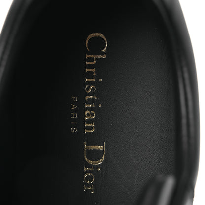 Christian Dior Calfskin Suede Logo Sneakers 36.5 Black 9 of 12