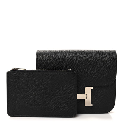 Hermes Epsom Constance Slim Wallet Black 3 of 12